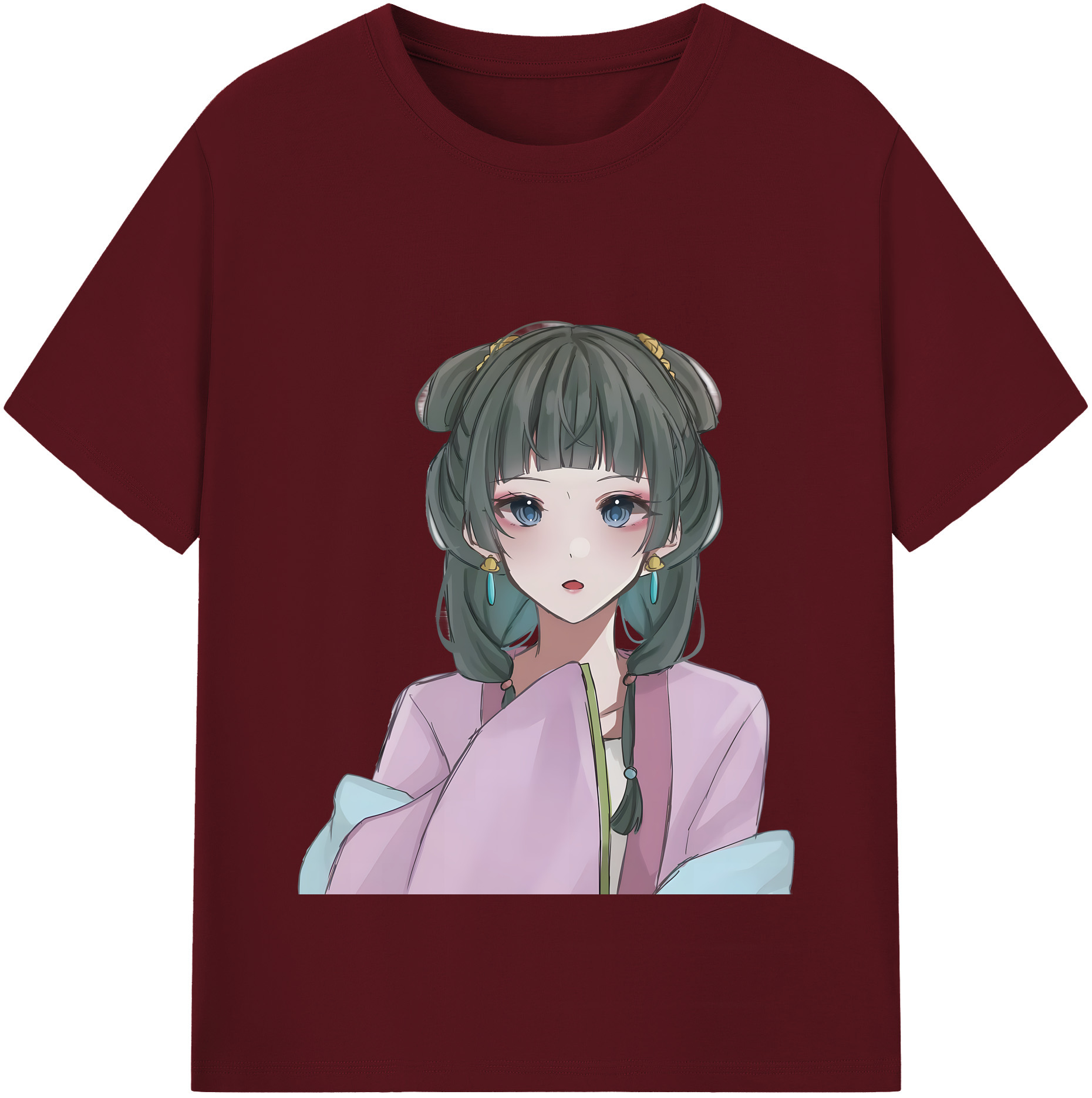 （画像用） 薬屋のひとりごと The Apothecary Diaries 綿100％半袖Tシャツ（フロントプリント）
